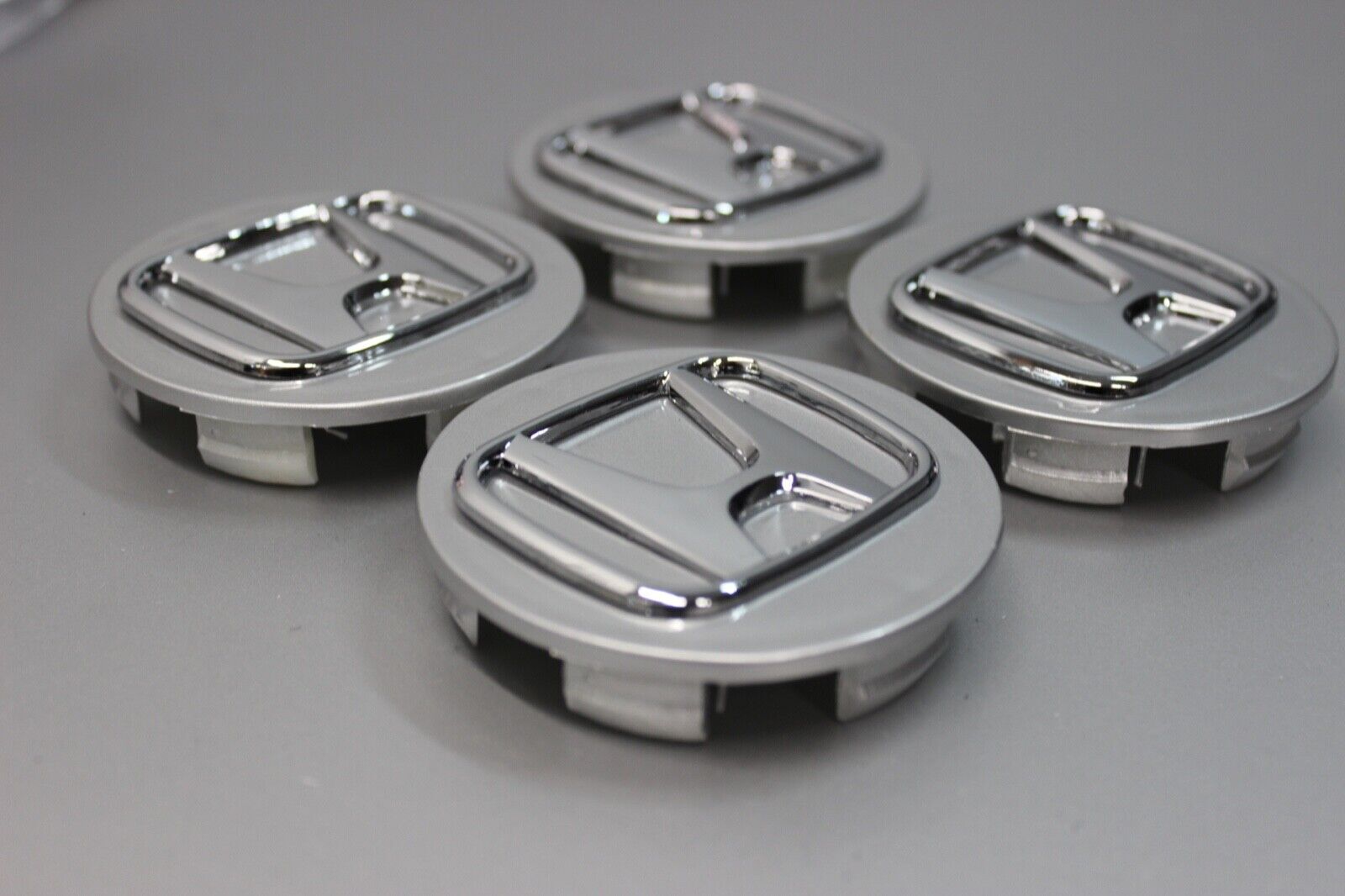 (4) for Honda silver wheel center caps conform to for CIVIC CRRV 69 mm/2.75 all-new