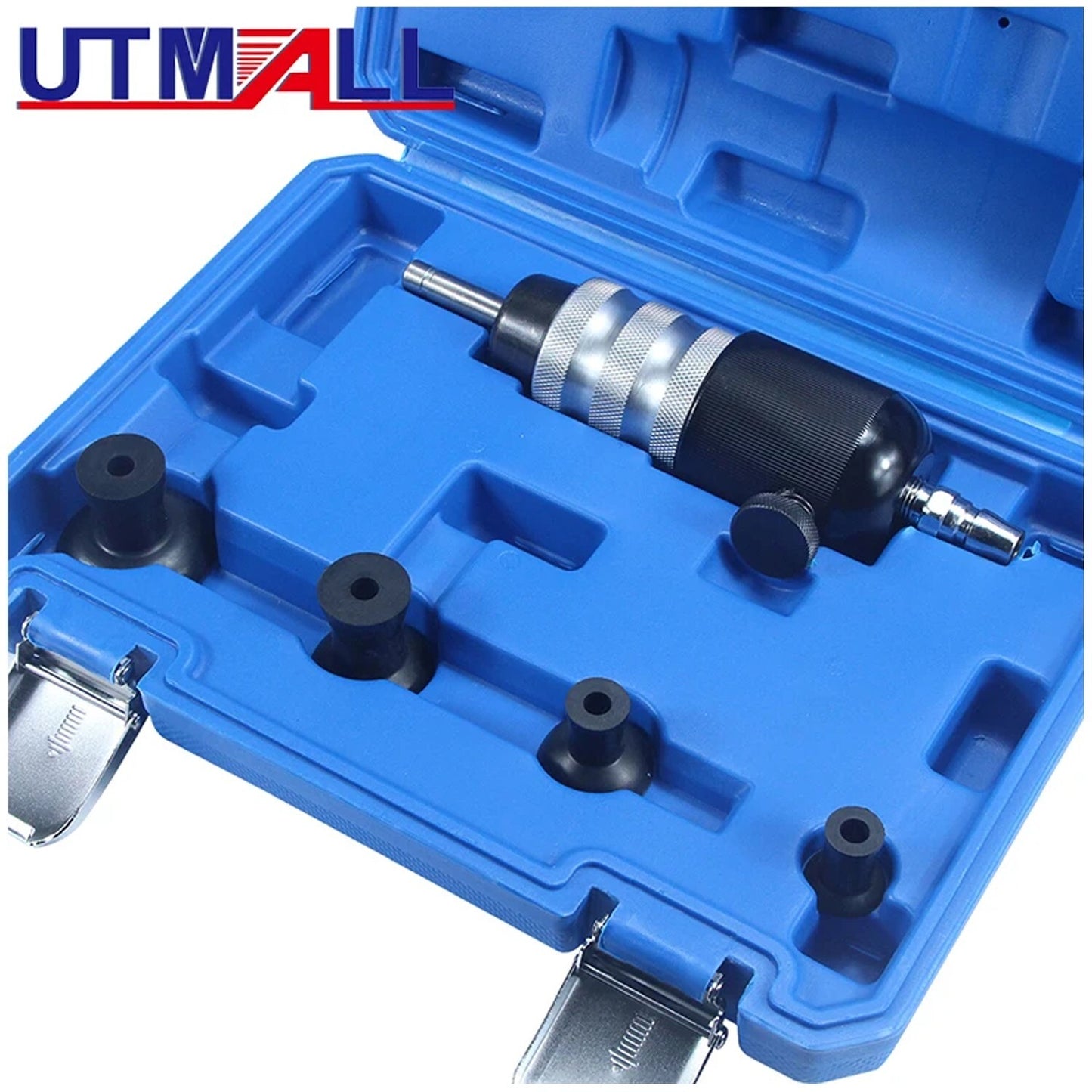 5-piece pneumatic valve grinding tool kit, rotary valve, air-operated