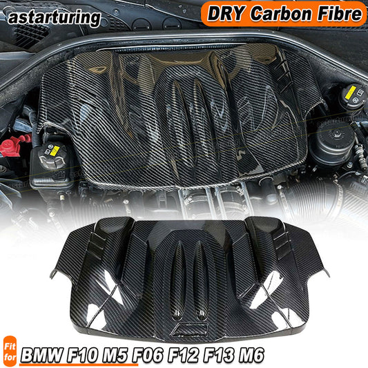 Fit for BMW F10 M5 F06 F12 F13 M6 2012-2019 DRY CARBON Engine Valve Cover Trim