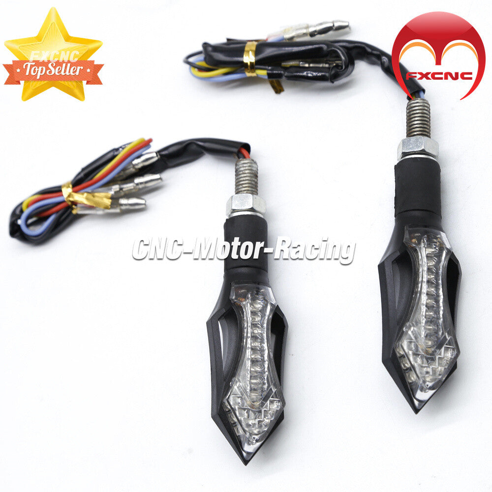 Universal DC 12V 5.4W 4-wire LED flashing turn signal light for motorcycles