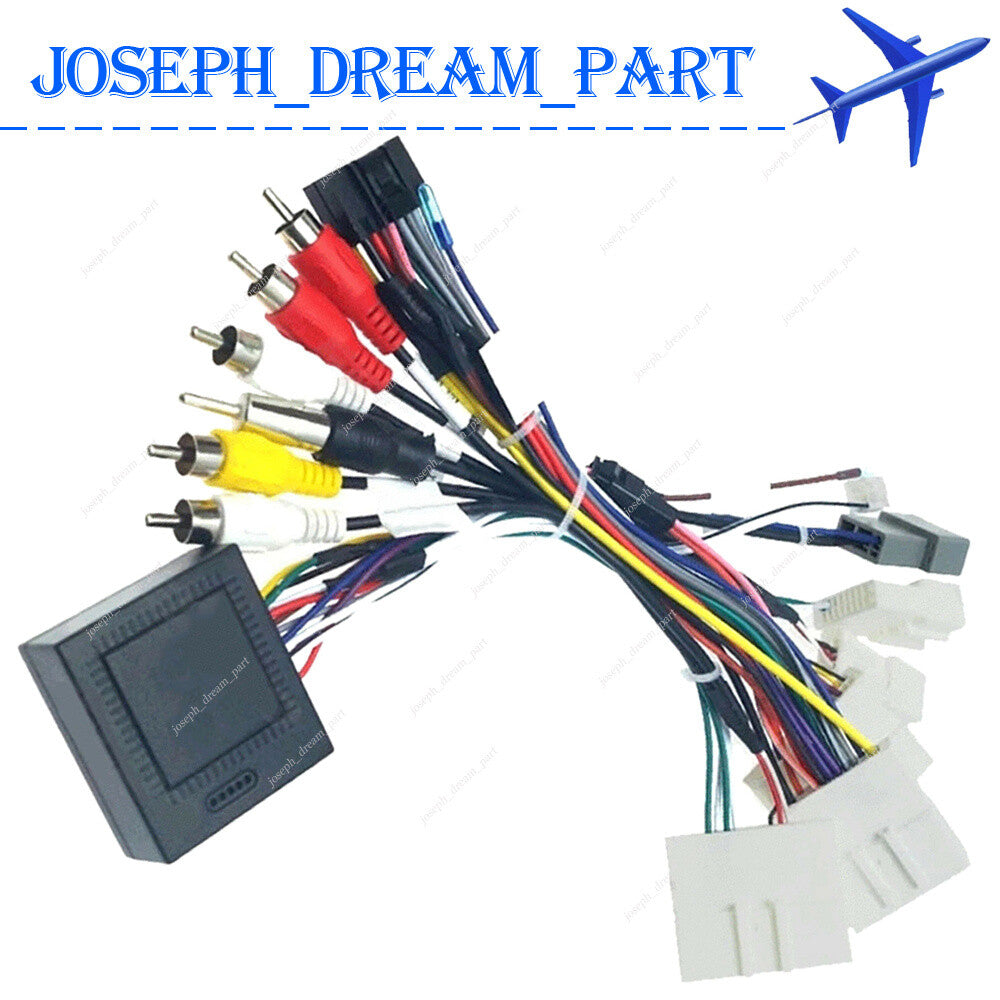 Power Harness Wiring Cable Adapter W/Canbus Camera BOX for Toyota Radio Stereo