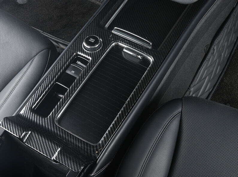 ABS Carbon Fiber Gear Panel Console Water Cup Holder for Lincoln Corsair 20-22