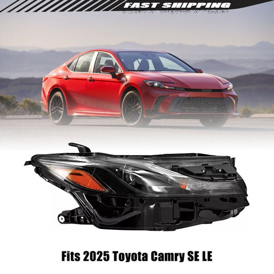 Right passenger side projector headlights, LED headlights suitable for 2025 for Toyota for Camry SE.
