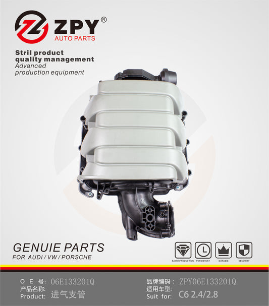 ZPY Fit for AUDI A6 BDW 2.4L Engine Intake Manifold 06E133201Q