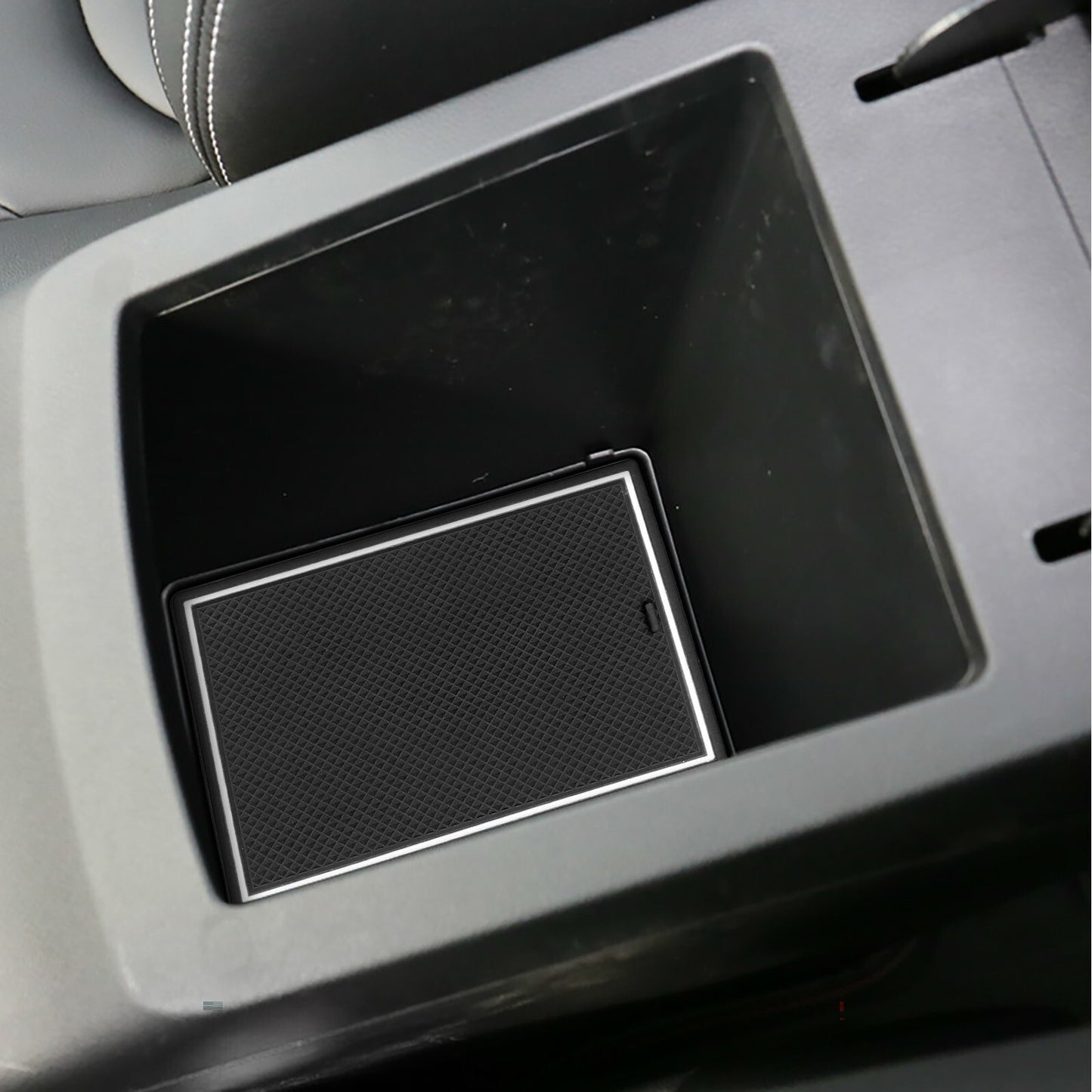 for Chevrolet Captiva 2019~ 2023 EPB Gate Slot Cup Pad Car Mat Accessories WHITE
