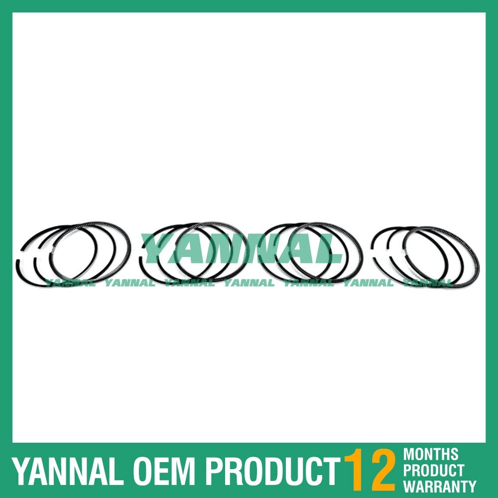 4 new V3600 Piston Ring Kits STD for Kubota 30 D 7 E Diesel Forklifts