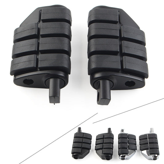 Black 32mm 1.25 Male Foot pegs Footrest Pedal for Harley Iron XL 883 1200 Dyna