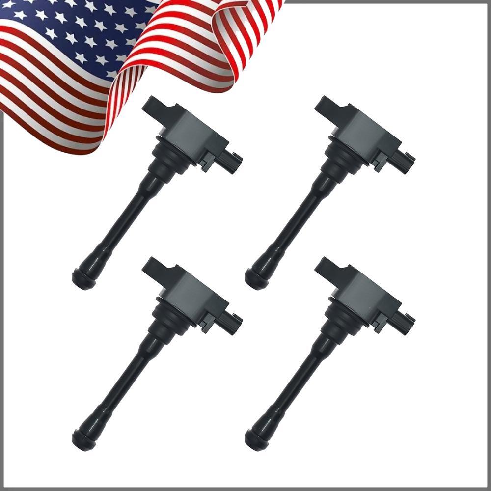 4X Ignition Coil for Nissan Juke Sentra Rogue 1.6L 2.0L L4 UF659 22448-1KC0A