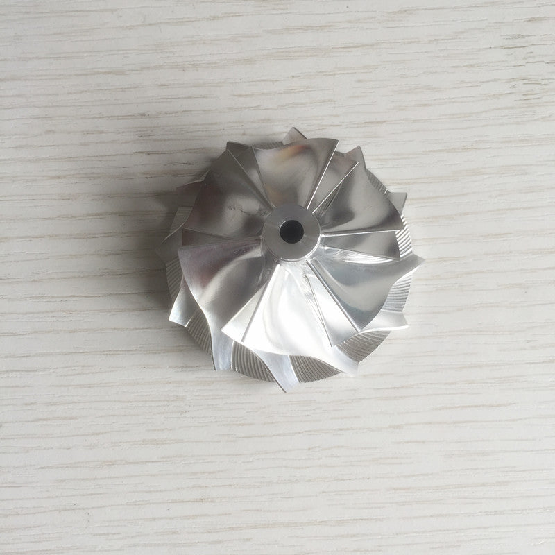 K04 45.09/56.08mm 6+6 blade Aluminum 2618/Milling/Blank Compressor Wheel