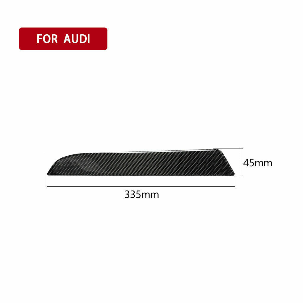 Carbon fiber interior dashboard trim suitable for Audi for A4 , B8, for A5 , and Q5 (2009-2016).
