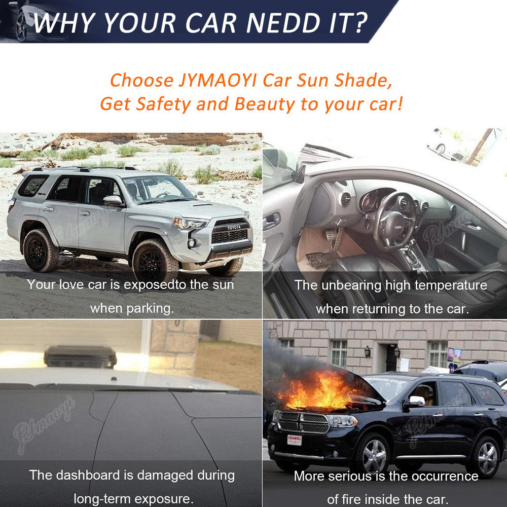 Accessories Flag Car Sedan SUV Windshield Sun Shade Shield Cover for Volkswagen