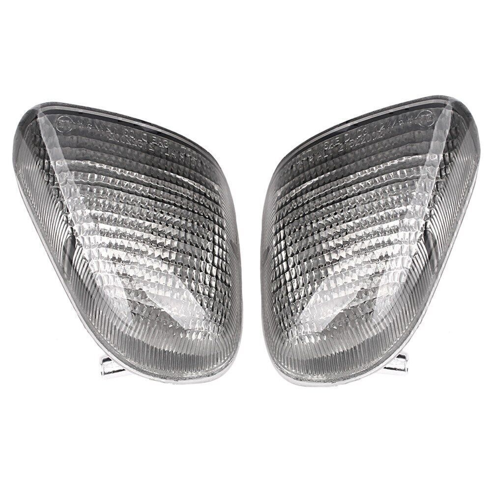 Smoke Rear Turn Signal Blinker Light Lens Cover for Kawasaki ZX11 1993-01