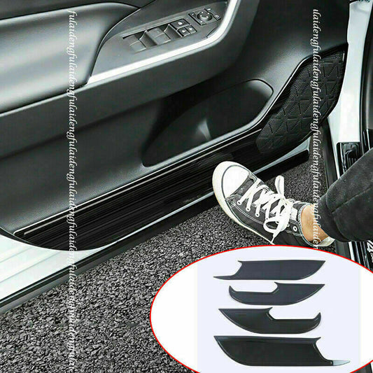 for Toyota RAV4 2019-2022 Black titanium Car Door Anti-Kick Pad Protective Trim