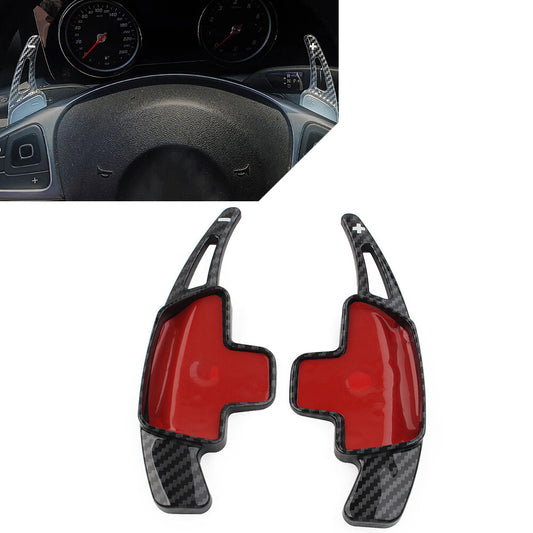 for Mercedes-Benz A/B/ Carbon Fiber Look Steering Wheel Paddle Shifter Extension