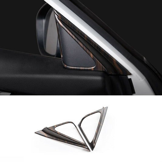 for Honda Accord 2018-2022 Wood Grain Front Door Speaker A-Pillar frame Cover