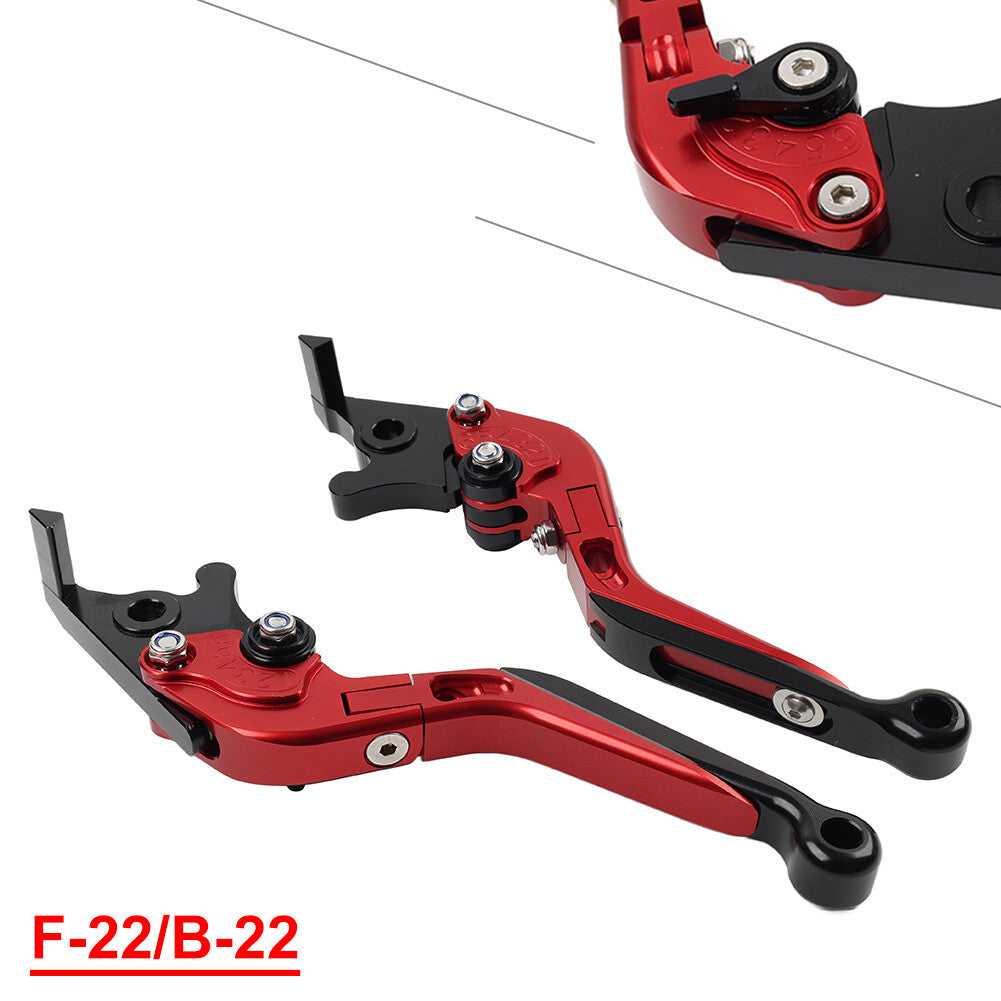 Red Folding Extendable Brake Clutch Levers for BMW S1000RR 2010-2014 S1000R 2014