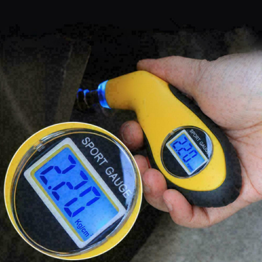 Digital tire pressure gauge LCD electronic car tester suitable for Skoda for Smart