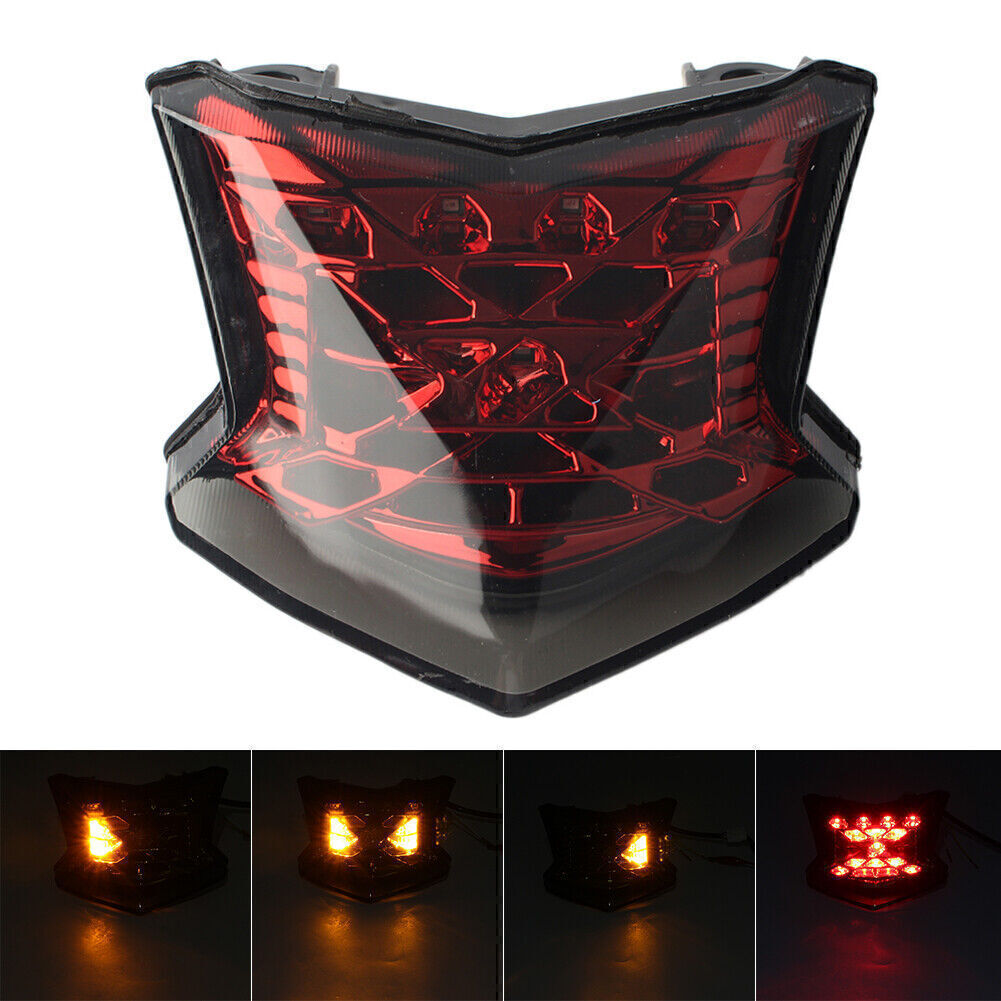 Rear Taillight Brake Turn Signal Lamp for Kawasaki Z900 / Z650 ABS 2017-2018 Red
