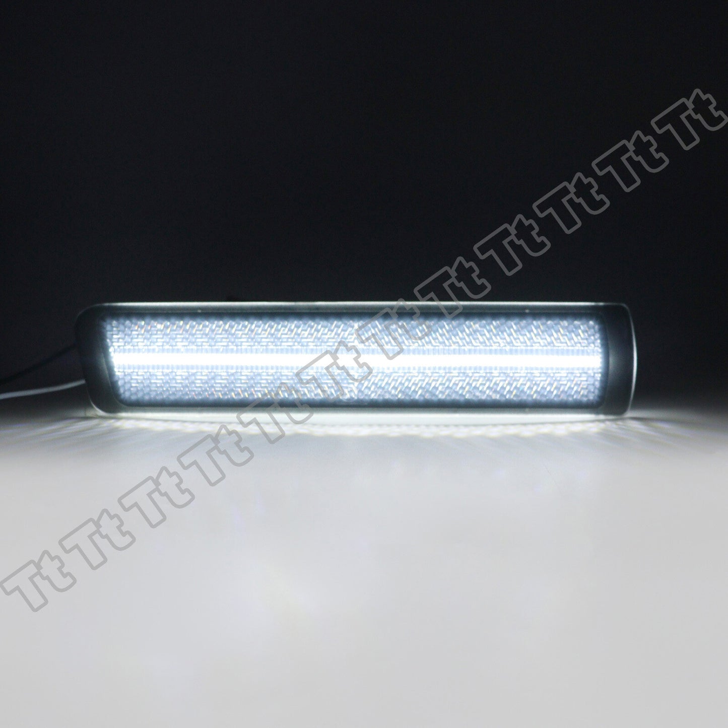 Two white LED front bumper side marker lights are for the 1996-02 for BMW Z3 M Coupe Roadster.