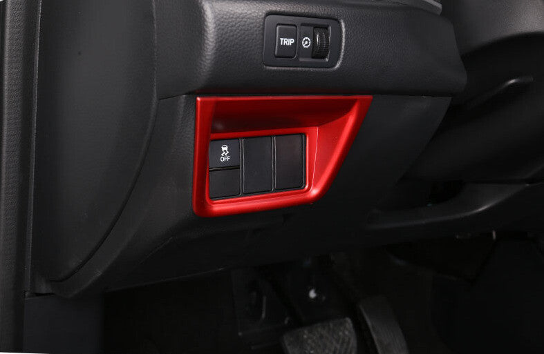 Headlight Button Frame Cover Trim 1 for Honda Accord 10th 2018-2022 Bright Red