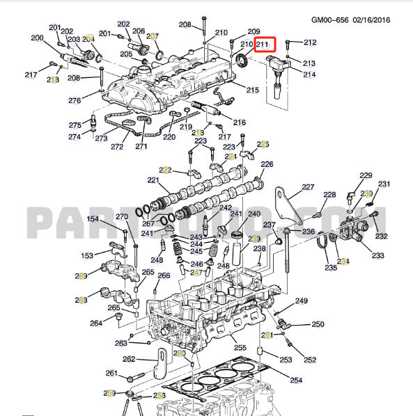 12668429 Vacuum pump seal suitable for 2016-2022 for GMC 2.5 Acadia for Canyon 2.0T terrain.