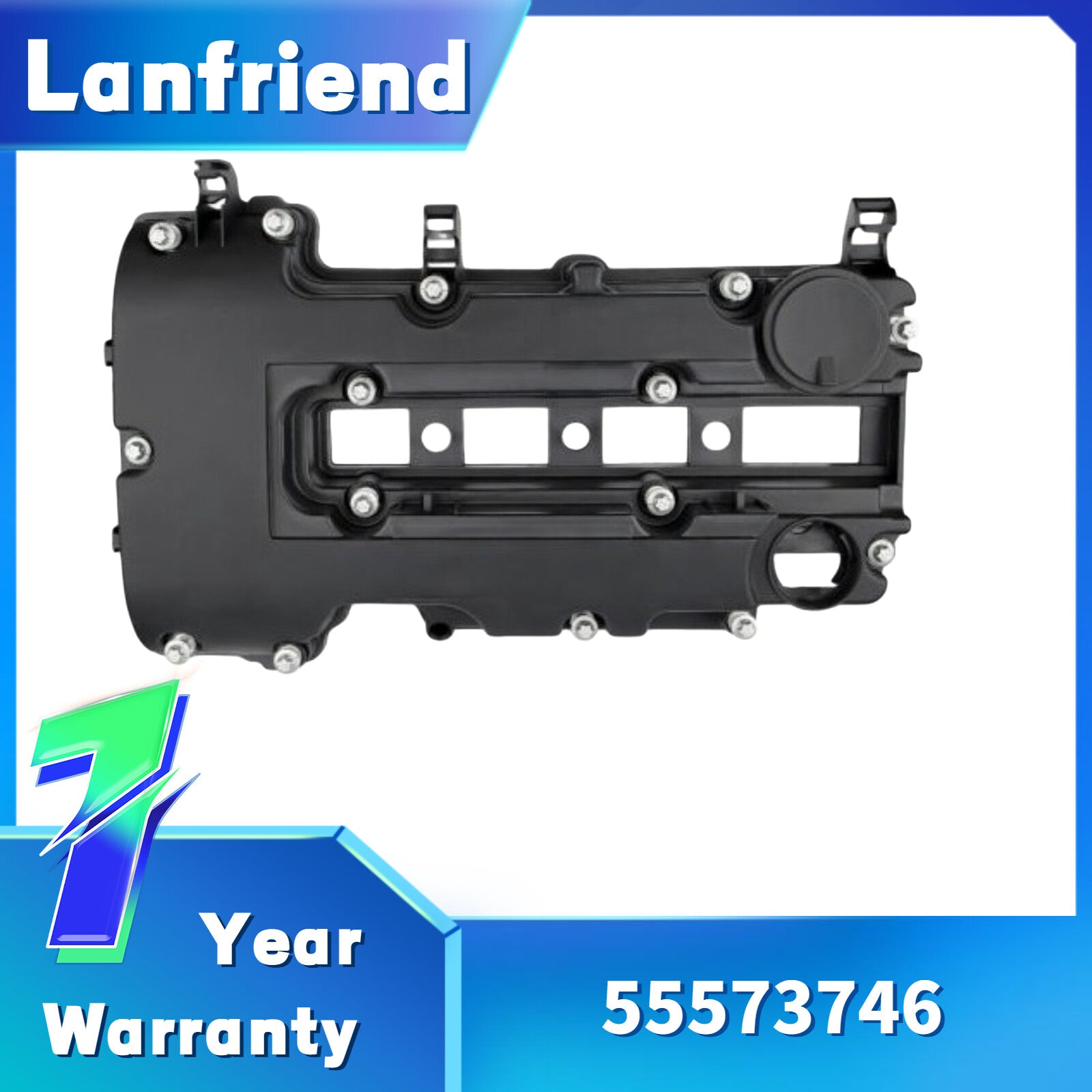 55573746 Engine Valve Cover W/ScrewsCoverGasket Fits for Chevy for Cruze Sonic for Buick