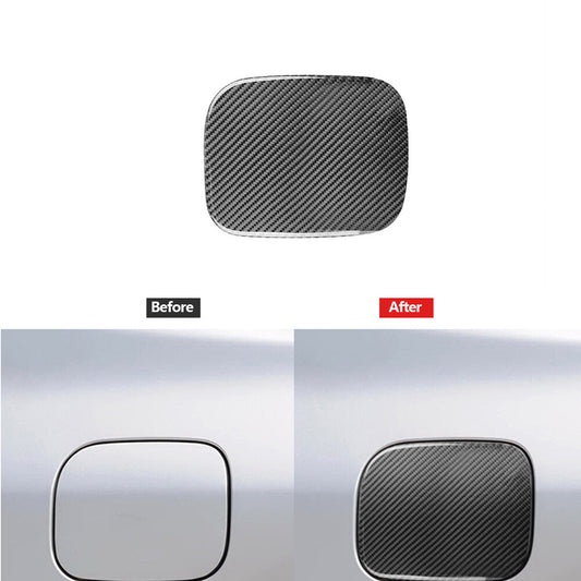 Carbon Fiber Oil Box Pad Decorative Cover Trim for Toyota for Corolla 2007-2013