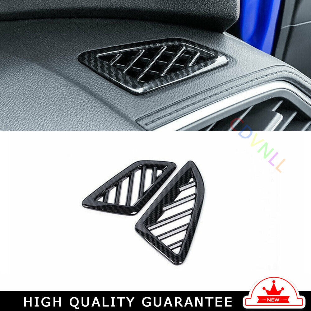 Instrument LR Air Outlet Vent Trim for Honda for Civic 10th 2016-2021 Carbon Fiber