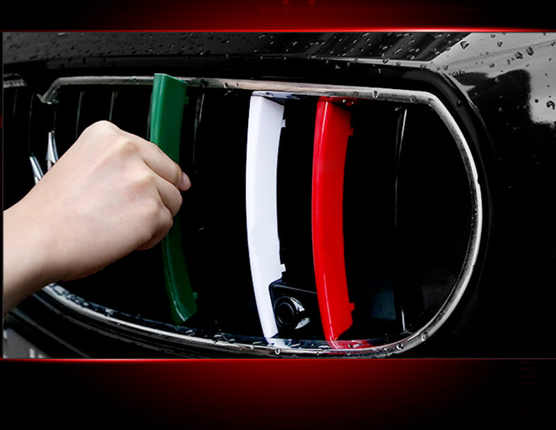 for Maserati Quattroporte 2013-2016 M-Three Color Front Grille Cover Trim 3pcs