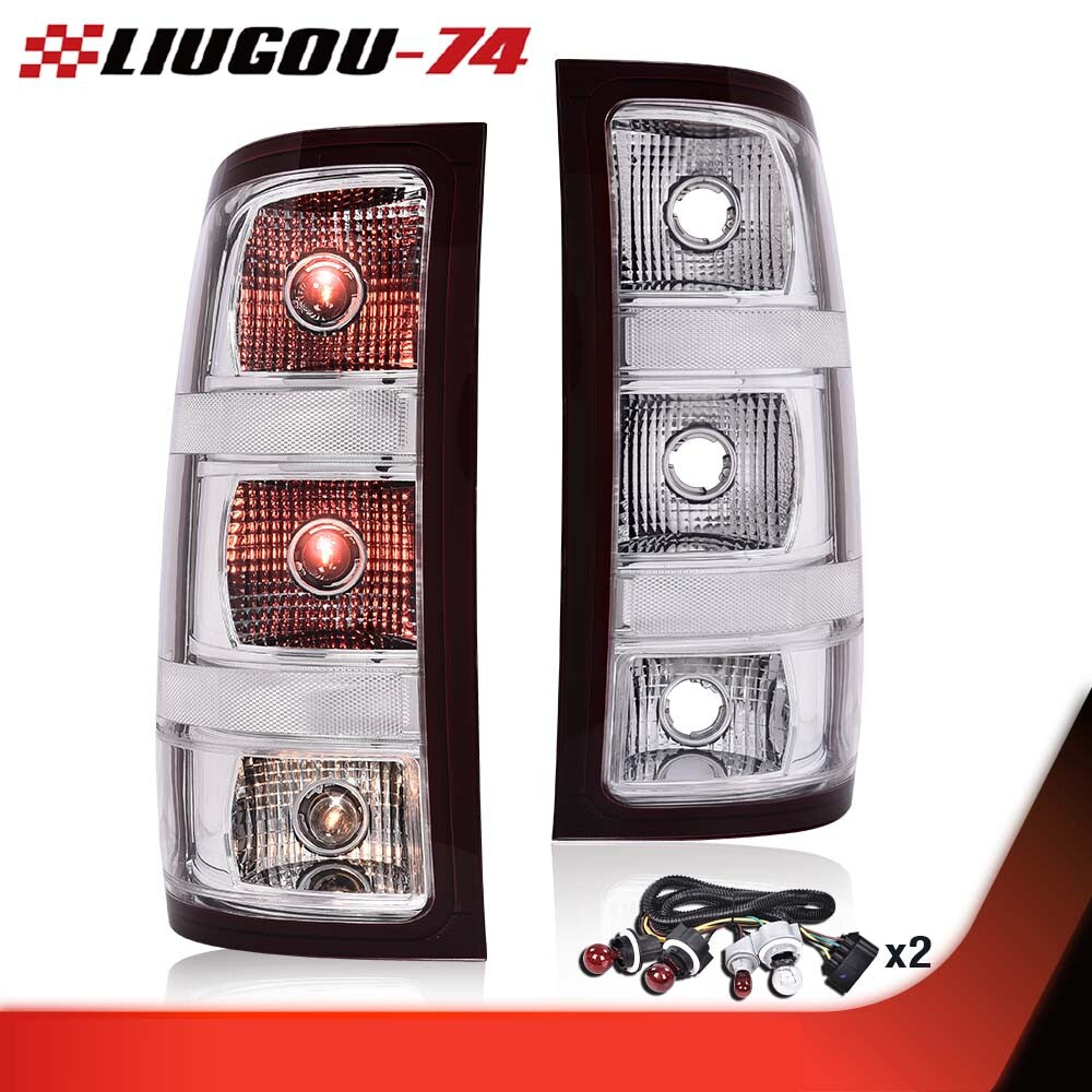 Suitable for 07-14 for Chevrolet Silverado with pickup and taillights with bulbs, new.