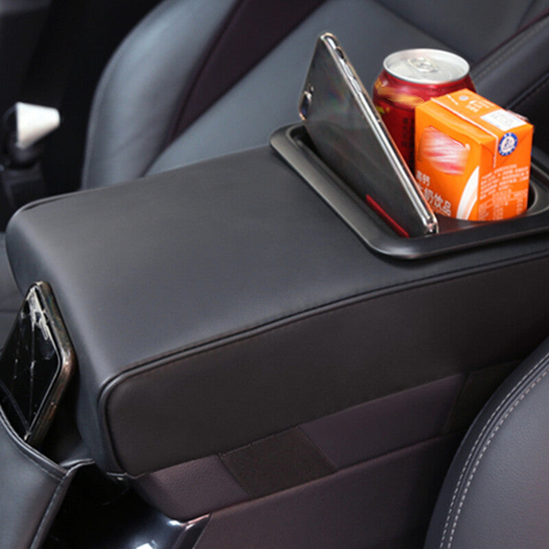 US Stock Car Armrest Box Cushion, Elbow Booster, Backrest Cup Holder Parts