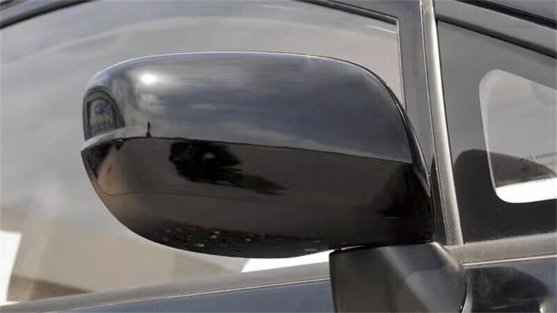 Black Rearview Mirror Cover Shell Housing Cap for Honda Fit/Jazz 09-13 Right Sid