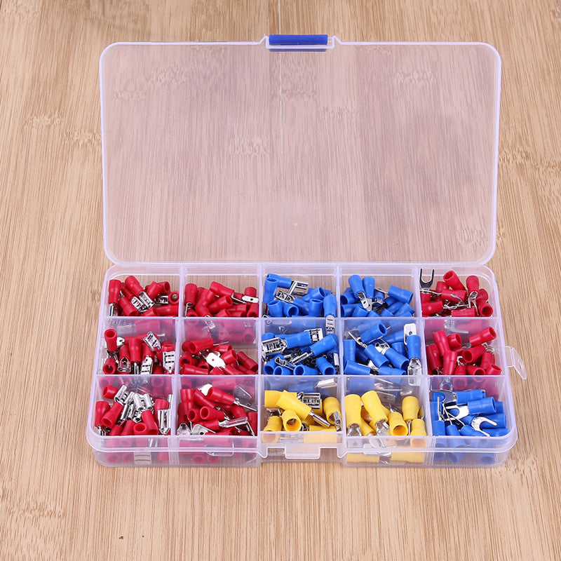 280Pc Insulated Terminals Spade Ring Car Wire Electrical Butt Connectors Box Kit