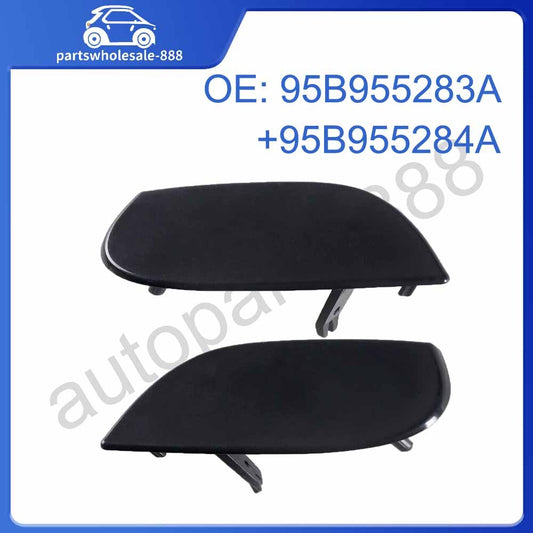 HeadLight Cleaning Cap Trim Cover Left Right Fit For 2015-2018 for Porsche Macan 95B