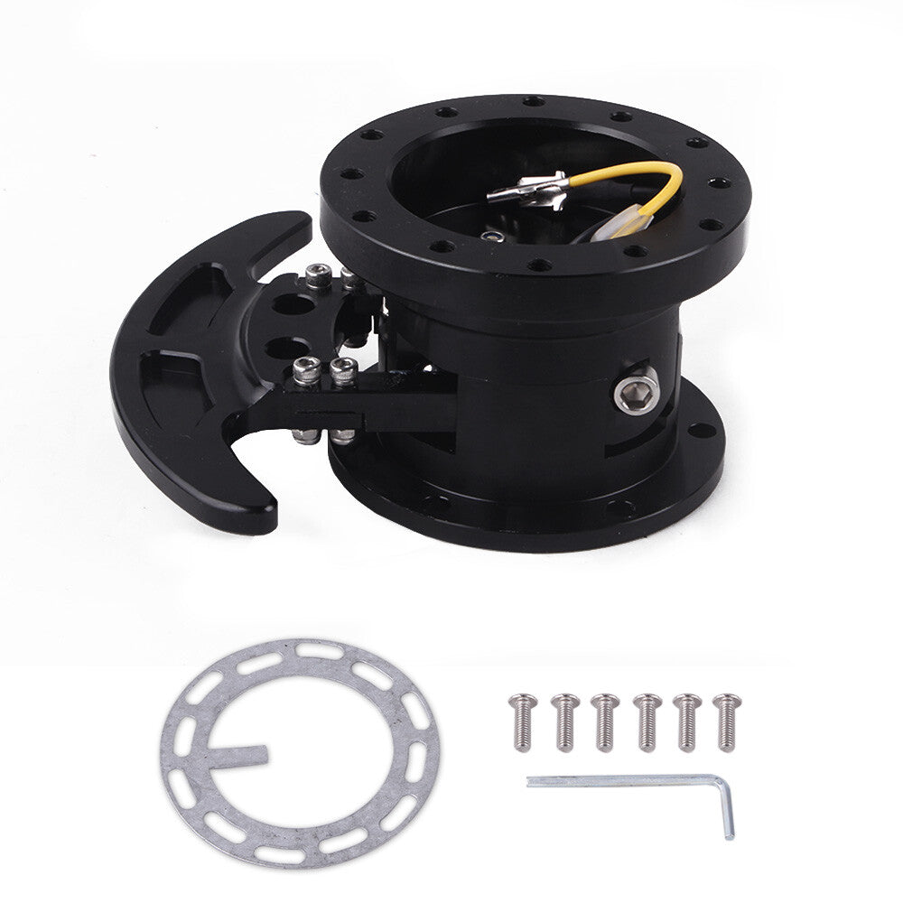 Flip Up Tilt Quick Release Steering Wheel Hub Adapter Body Snap Off Boss Kit