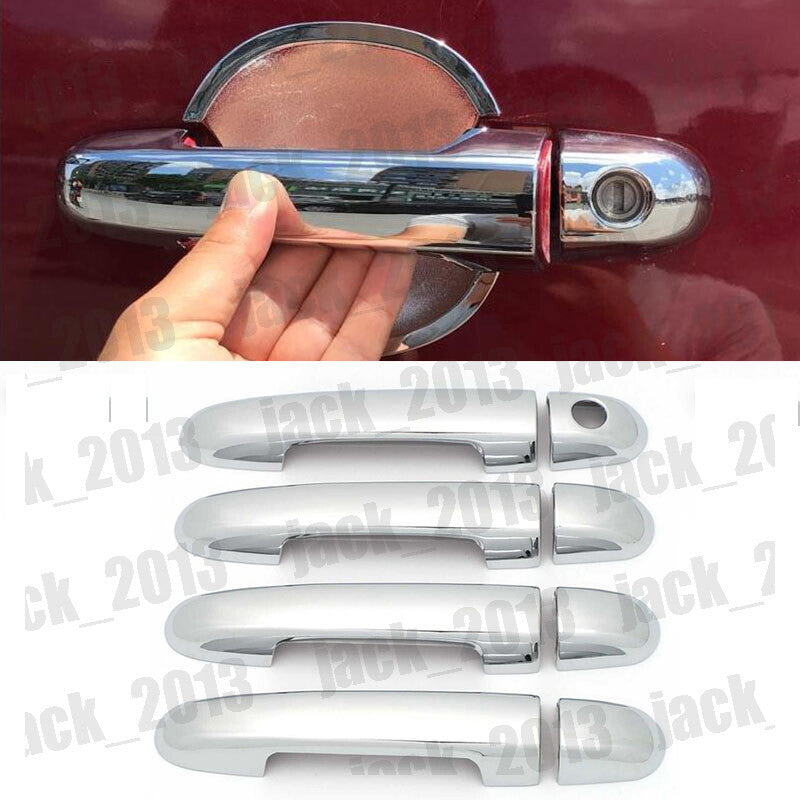 for Kia Forte 2009-2016 8PCS Chrome ABS Car Side Door Handle Cover Trim