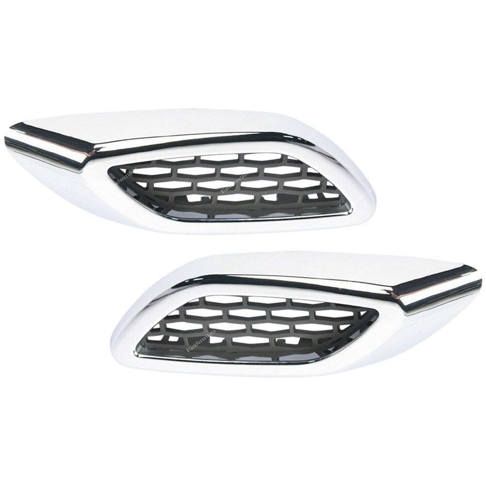 Fit for Maserati Levante Chrome RHLH Side Fender Air Vent Outlet Cover Trim