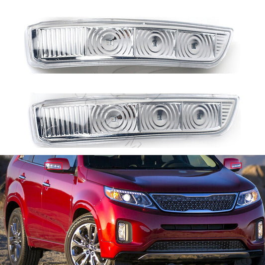 Pair Rearview Mirror Signal Light for Kia Sorento SX 2010-2012 SX LX 2013