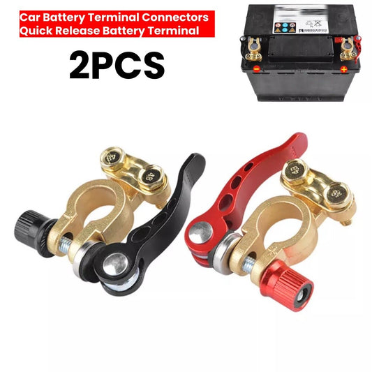 Battery Terminal Clamp Connectors Quick Disconnect and Release Positive Negative