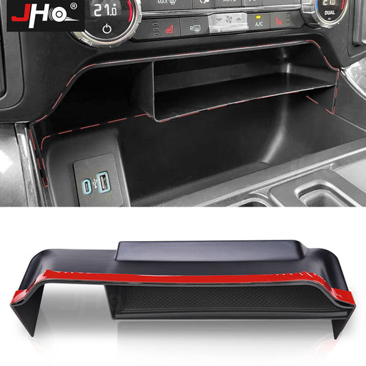 For 2021-2023 for Ford F150 Center Console Organizer Armrest Tray Storage Box