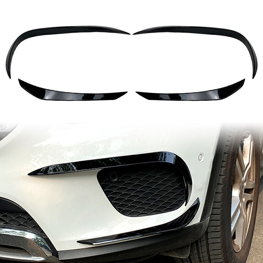Glossy Black Front Bumper Lip Splitter Spoiler for Mercedes-Benz GLB X247 20-21