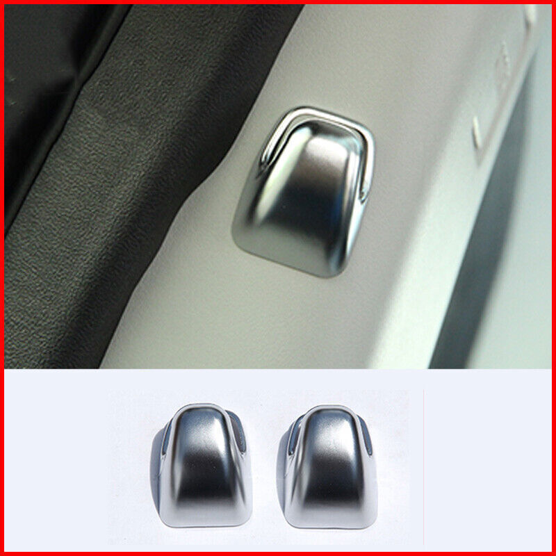 for Range Rover Evoque 2020 Chrome Silver B-pillar Hook Up for Seat Belt Cover Trim