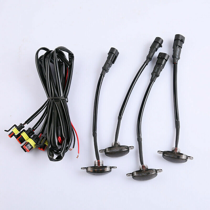 for Chevrolet Colorado 2021-2024 Style Grill LED smoke Marker Light Kit
