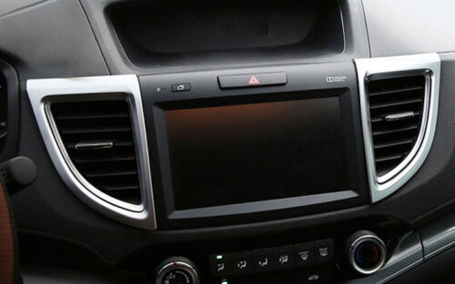 Matte Silver ABS Central Console Trim Air Outlet Vent for Honda CR-V 2012-2016