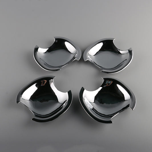 Set of 4 Chrome Door Handle Cup Bowl Bezel Trim Fits for Toyota for Camry 2012 2013 2014