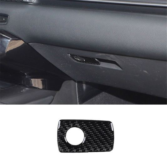 Carbon Fiber Glove Box Handle Cover Trim for Toyota Supra A90 2019-2022