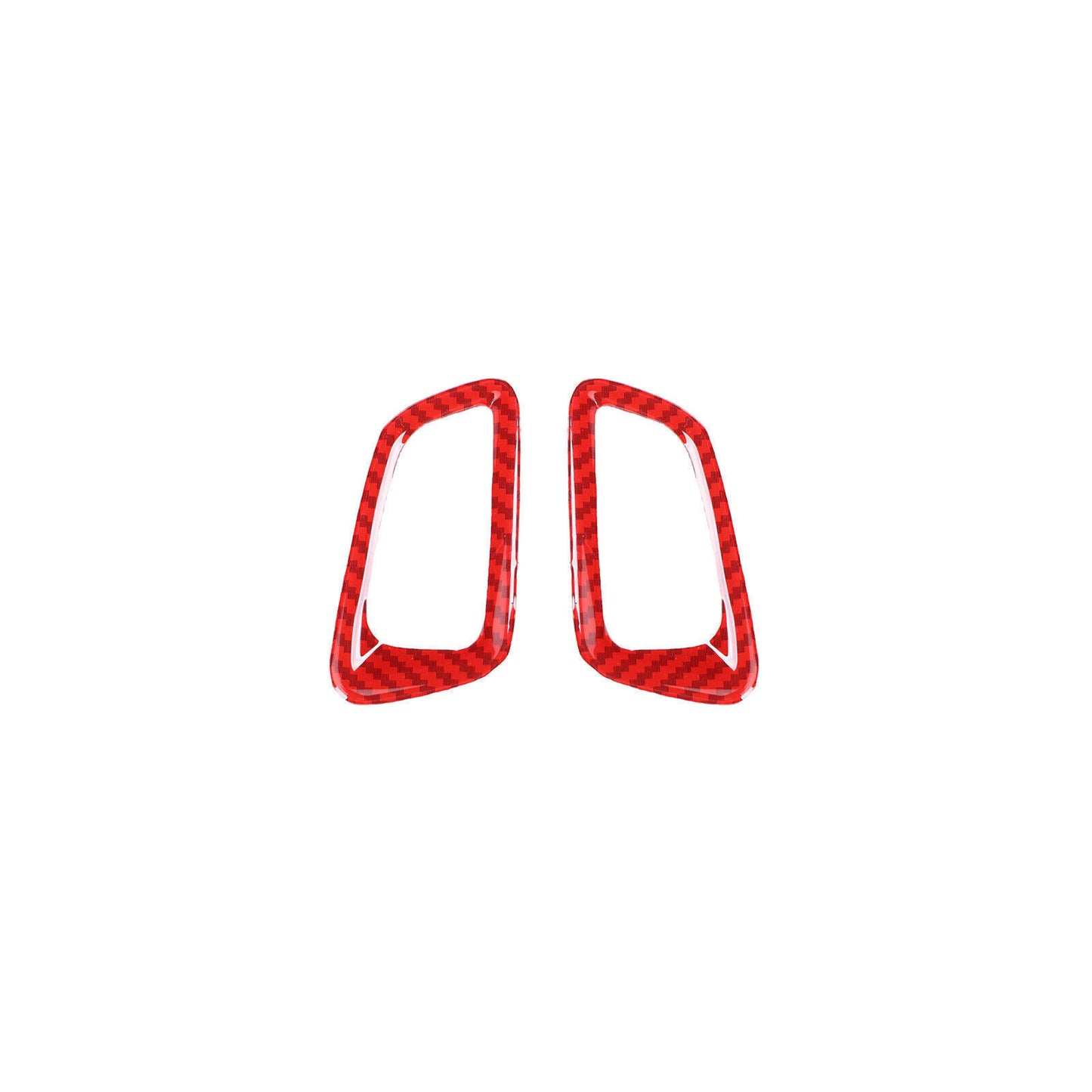 Instrument LR Air Outlet Vent Trim for Nissan Sentra 2020-2022 Red Carbon Fiber