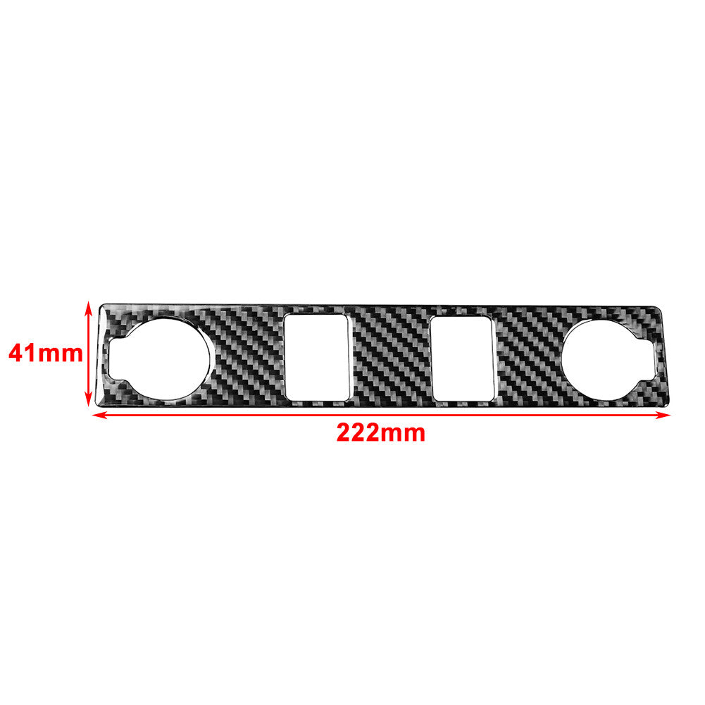 Fit for Toyota Tundra 2014-2021 Carbon Fiber Look Cigar Lighter Panel Cover Trim