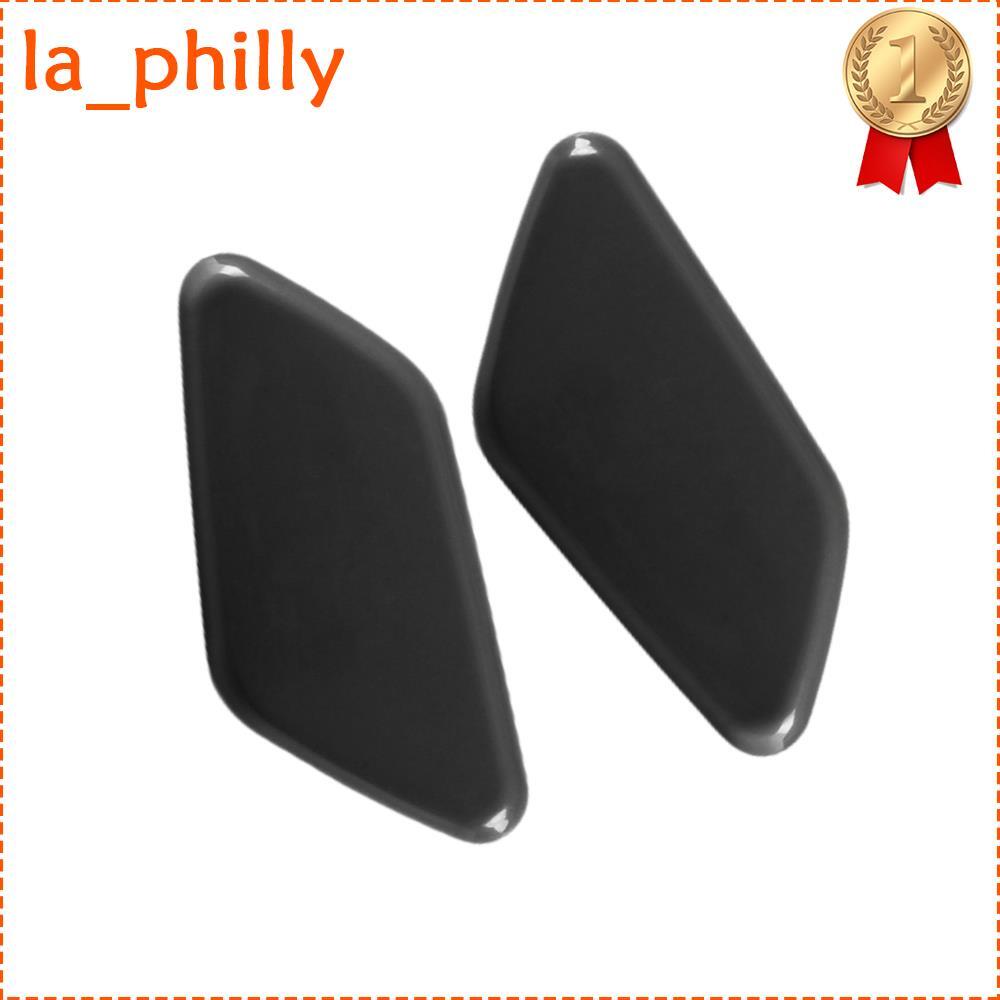 2X Unpainted LHRH Headlight Washer Cap Cover for Mitsubishi for Outlander 2016-2018