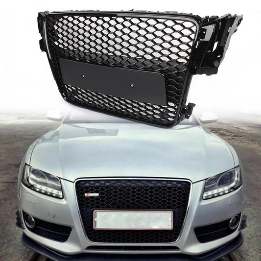 HONEYCOMB SPORT MESH RS5 STYLE HEX GRILLE BLACK GRILL FOR 08-12 for AUDI A5/S5 B8 8T